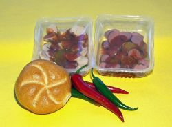 Currywurst Und Rinds Currywurst