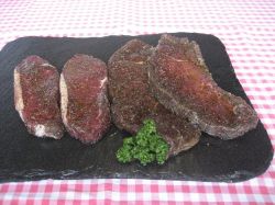 Rumpsteaks Hueftsteaks Schwarzer Pfeffer