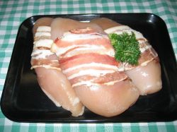Haehnchen Brustfilet Im Baconmantel