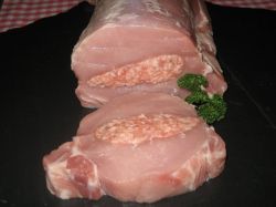Schw. Lachs Gefuellt Mit Mett