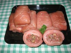 Schw. Rouladen Champig. Kraeutermett Gefuellt